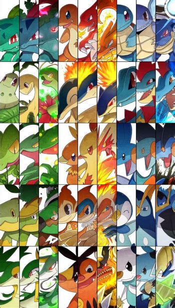 Create a All Pokemon Starters, all evolutions Tier List - TierMaker