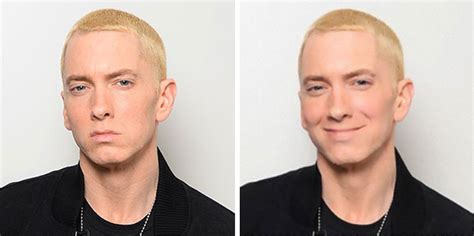 Guy Photoshops Eminem 'Smiling' And The Pictures Instantly Seem More ...