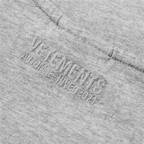 VETEMENTS Logo T-Shirt Grey | END. (Europe)