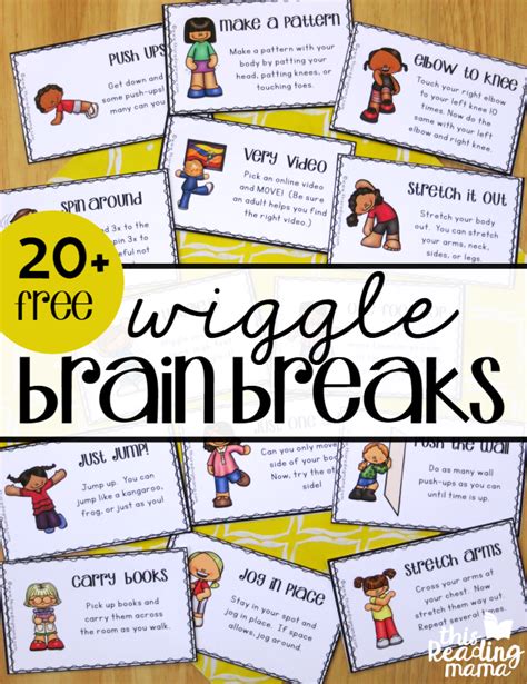 Brain Break Printables & Activities for Your Homeschool