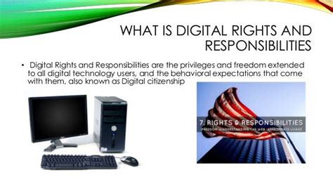 Digital rights & responsibilities