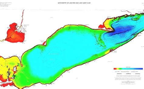 Lake Erie - Lake Erie Depth Chart