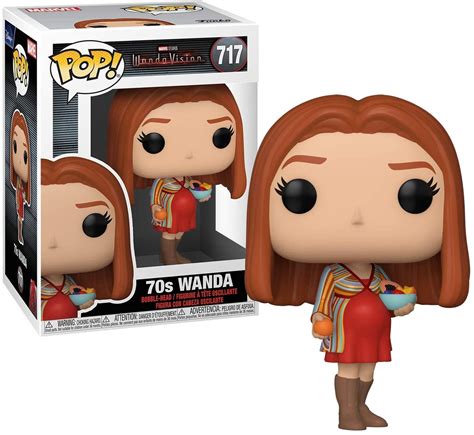 Funko Marvel WandaVision POP Wanda Vinyl Figure 1970s - ToyWiz