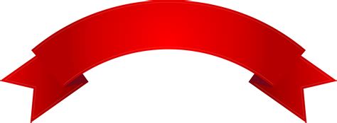 Download Red Banner Deco Clip Art Png Imageu200b Gallery Yopriceville - Red Ribbon Clipart ...