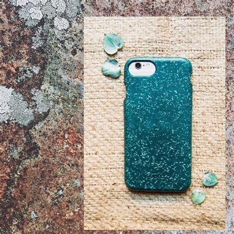 forest green phone case / eco friendly iphone case / compostable phone ...