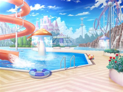 Water park | Backgrounds list | Gallery | Girls Band Party | Bandori Party - BanG Dream! Girls ...