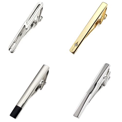 Aliexpress.com : Buy 4 Pieces / Lot Wholesale Trendy Design Tie Clips for men and Gold Tie Bar ...