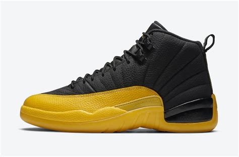 Air Jordan 12 Black University Gold 130690-070 Release Date - SBD