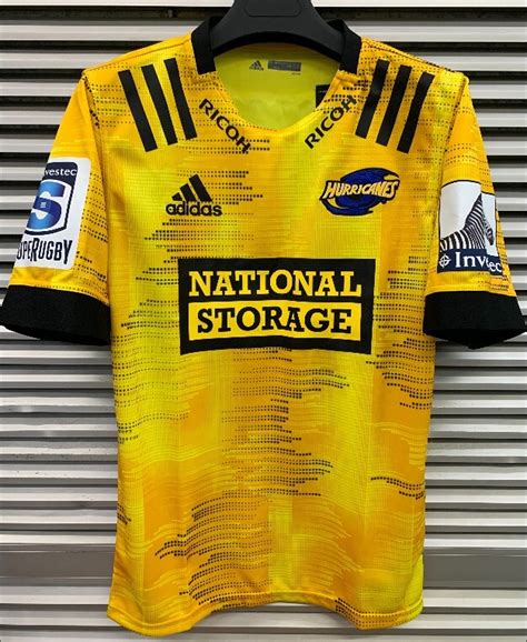 Super 15 Hurricanes 2020 Men's Home Rugby Jersey S-5XL