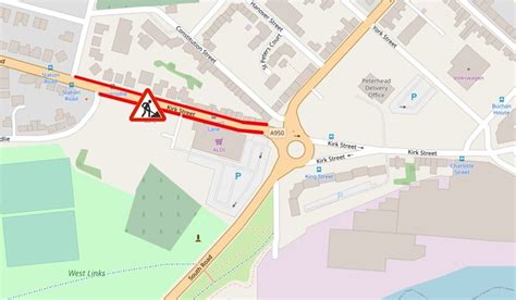 New - Parking Restrictions on Kirk Street for 2 weeks | Peterhead Roadworks