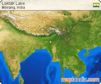 Loktak Lake | Moirang Google Satellite Map