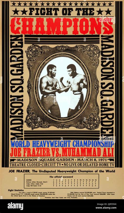 Ali Vs Foreman Scorecard