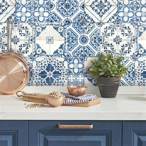 Mediterranean Tile Peel and Stick Wallpaper – RoomMates Decor