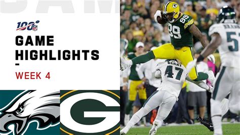 Eagles vs. Packers Week 4 Highlights | NFL 2019 | Nfl, Packers, Eagles ...