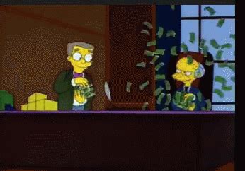 The Simpsons Mr Burns GIF - The Simpsons Mr Burns Money - Descobrir e Compartilhar GIFs