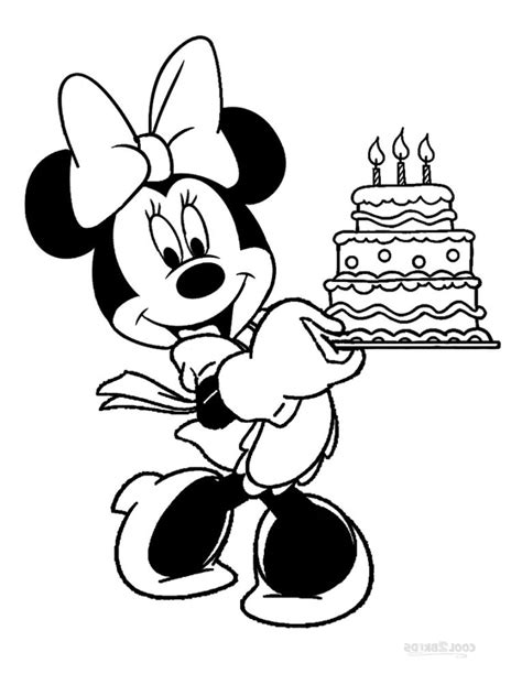 Mickey Mouse Happy Birthday Coloring Page at GetColorings.com | Free printable colorings pages ...