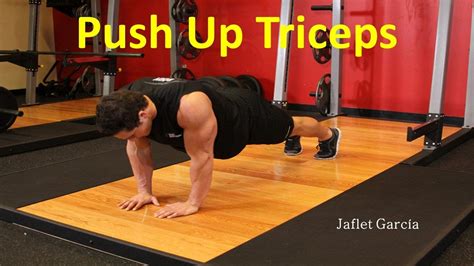 Flexiones para triceps - Push Up Triceps - YouTube