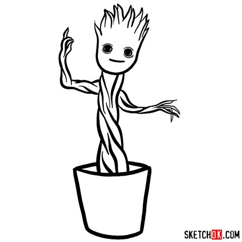 How to Draw Baby Groot in a Pot: Tips and Insights for Marvel Fans