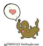 94 Cartoon Dog With Love Heart Stock Illustrations | Royalty Free - GoGraph