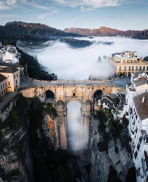 Ronda’s bridge, Spain : r/pics