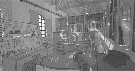 ArtStation - interior environment design, Travis Qiu | Environment design, Environment concept ...