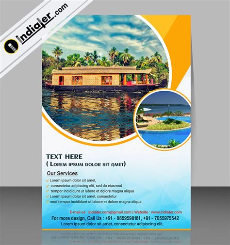 Free Travel Poster PSD Design Templates - Indiater