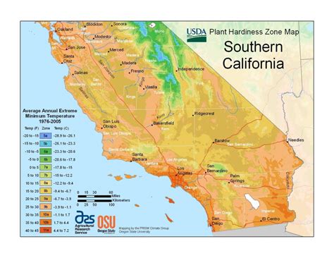 State Maps Of Usda Plant Hardiness Zones - Usda Zone Map California | Printable Maps