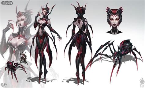 Elise League Of Legends Fan-Art | Art-of-LoL | Concept art characters, Monster concept art ...