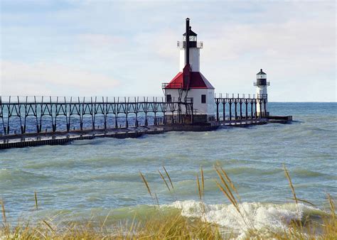 St. Joe Michigan Lighthouse Photograph by Kathi Mirto