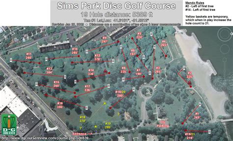 Sims Park Disc Golf Course | Professional Disc Golf Association