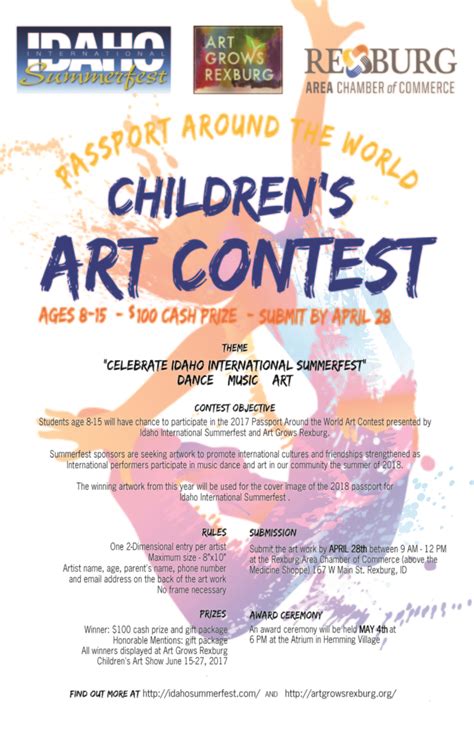 Children's Art Contest - Rexburg Area Chamber of Commerce | Connect ...