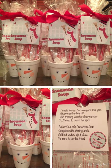 Snowman Soup Hot Chocolate - Christmas Classroom Gifts