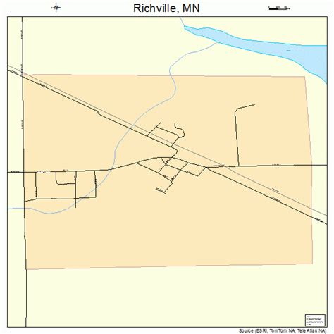 Richville Minnesota Street Map 2754340