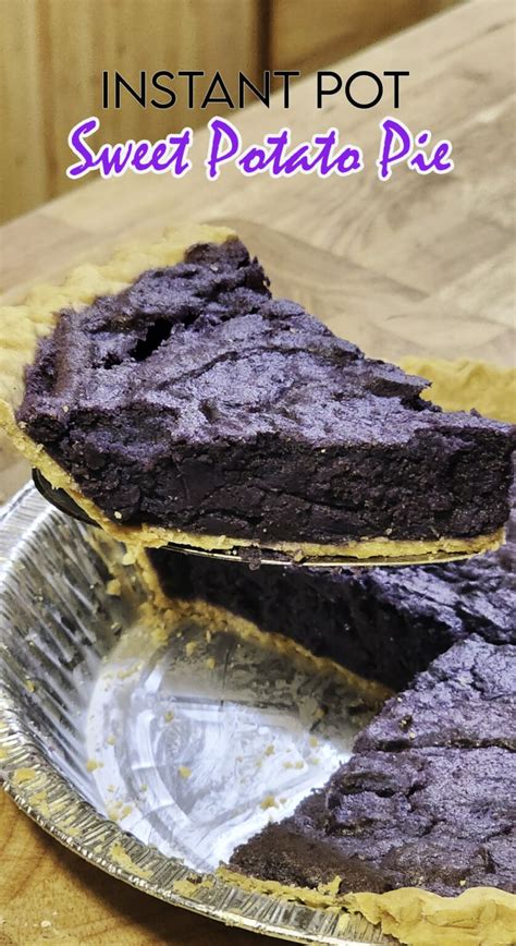 Purple Sweet Potato Pie (Kamote Pie)/The SKinny Pot