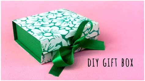 DIY Gift Box Tutorial - YouTube