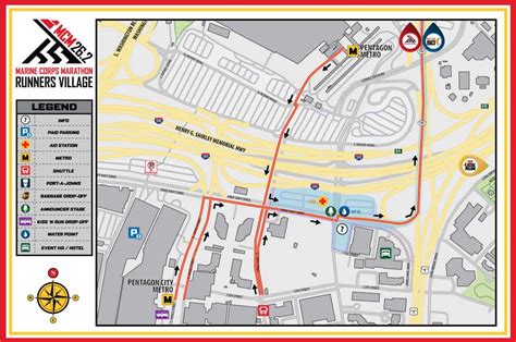 Marine Corps Marathon 2024 Course Map - Gladys Courtney