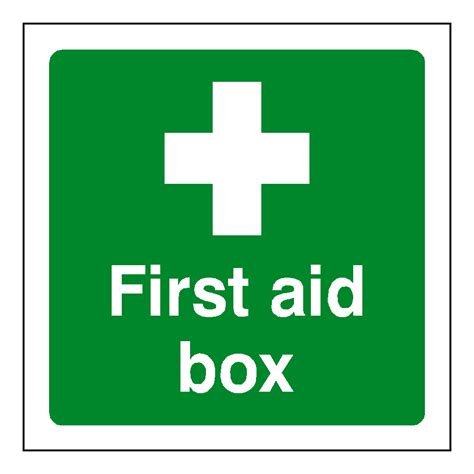 First Aid Box Sticker | Safety-Label.co.uk