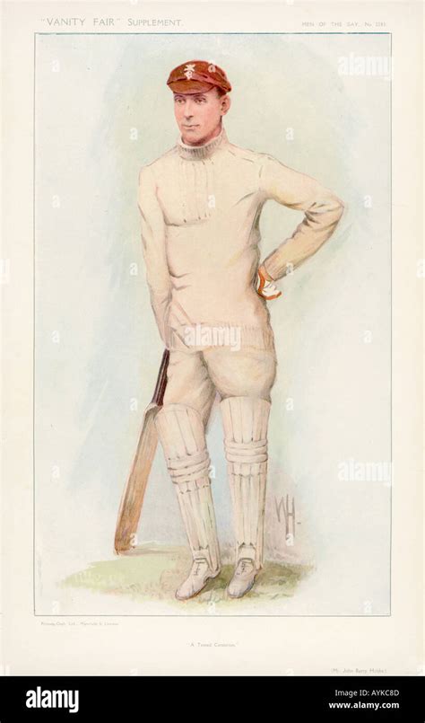 Jack Hobbs Cricketer Stock Photo - Alamy