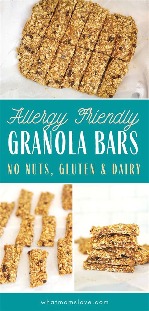 Allergy-Friendly Chewy Chocolate Chip Granola Bar Recipe. Healthy, Kid-Approved + School Safe ...