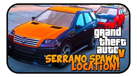 GTA 5 Online 1.31 How To Find The Benefactor Serrano! - Rare & Secret - (Spawn Location!) - YouTube