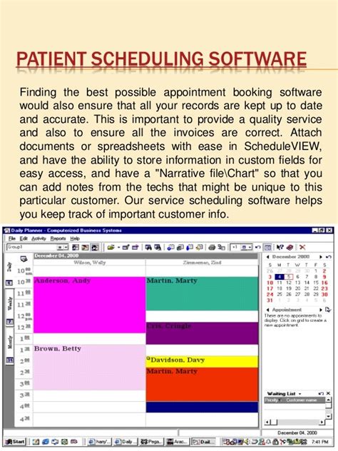 Small business scheduling software