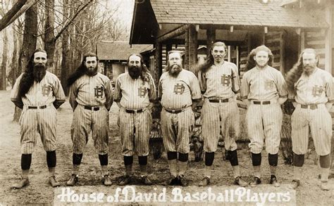 Pictures of the House of David, the All-Bearded Baseball Team, From the Early 20th Century ...