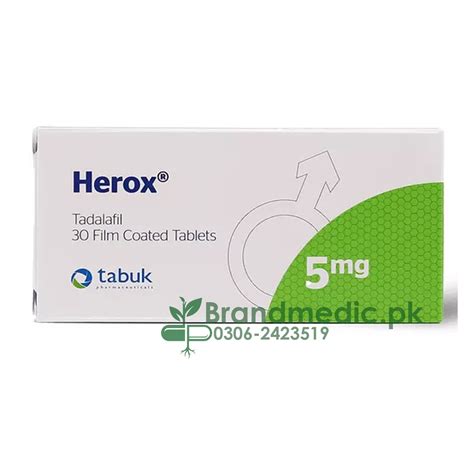 Herox Tadalafil 5mg | Tadalafil Price in Pakistan | Made in Saudia