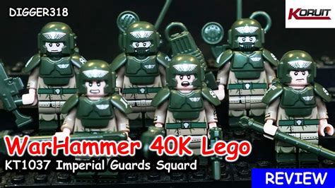 Lego WarHammer 40K Imperial Guards Koruit Bootleg KT1037 Review 4K ...