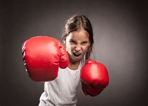 Little Girl Boxer Royalty Free Stock Images - Image: 33089939