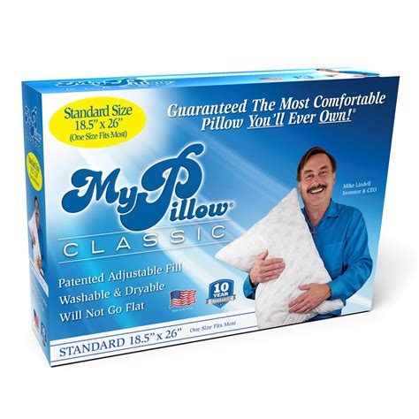 MyPillow Classic, Standard Size and Medium Support, 1 Pillow - Walmart.com