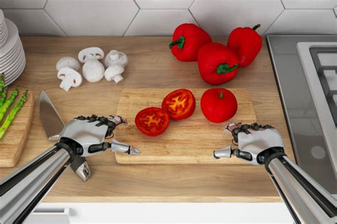 Robot Restaurant Workers Stock Photos, Pictures & Royalty-Free Images ...