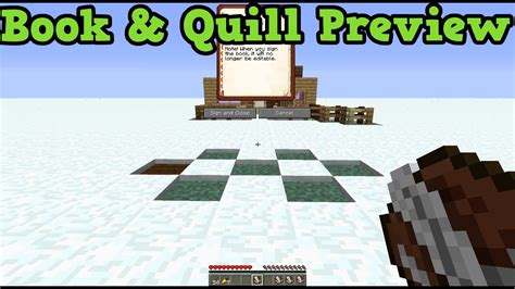 Book And Quill Recipe Minecraft Pe | Dandk Organizer