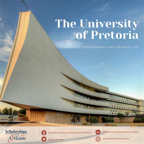 University of Pretoria – Available Financial Aid and Scholarships for Africans - Scholarships ...