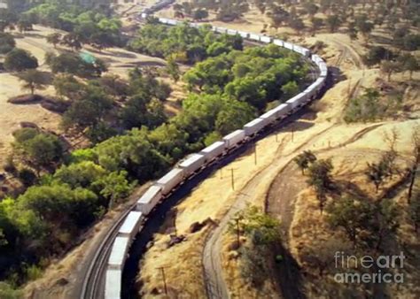 Longest American Freight Trains Photograph by Navin Joshi